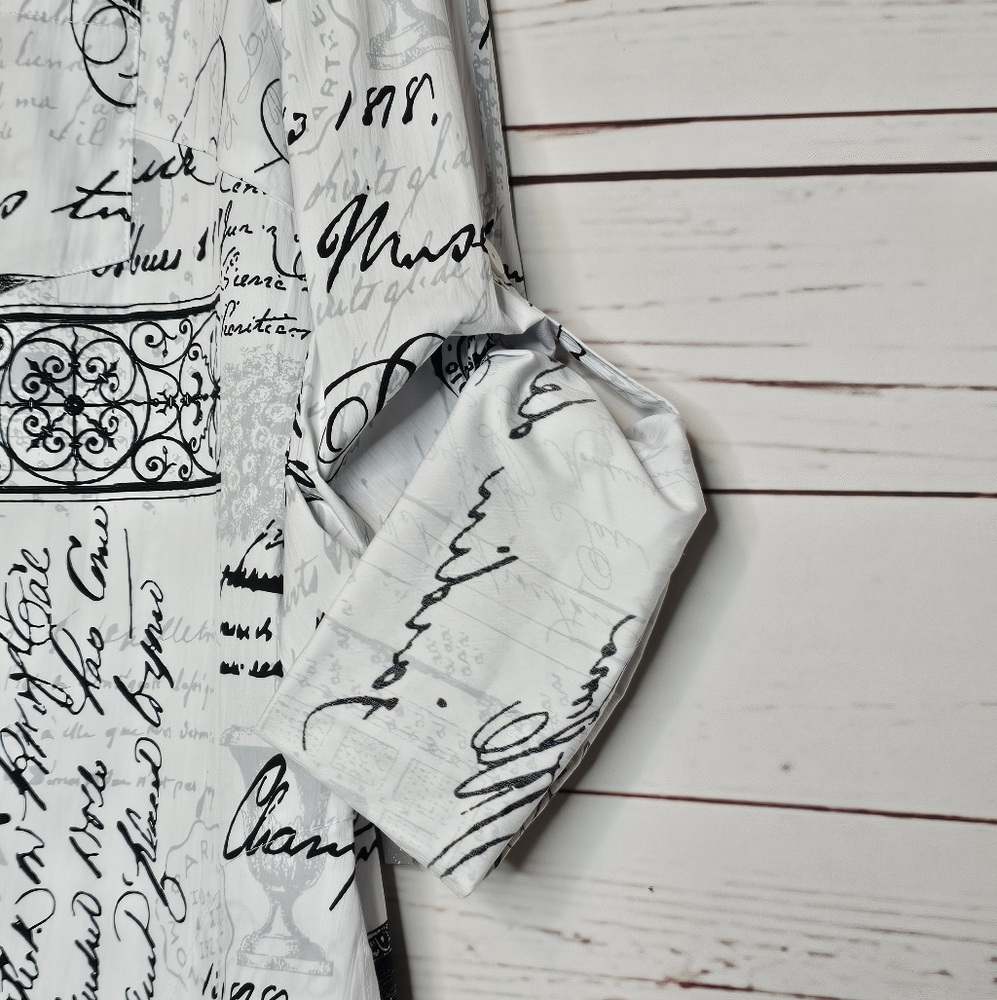 Habitat Paris Print Shirtdress - Picture 4 of 14